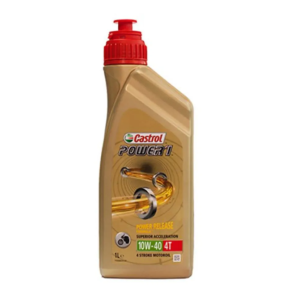 Castrol 3420024 POWER1 4T 10W-40 API SN Synthetic Engine Oil (1L, for Bikes)